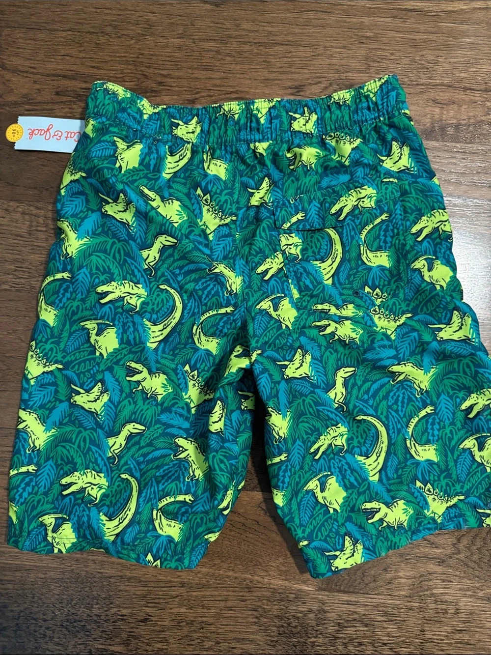 Cat & Jack boys swim trunks NWT and rashguard EUC